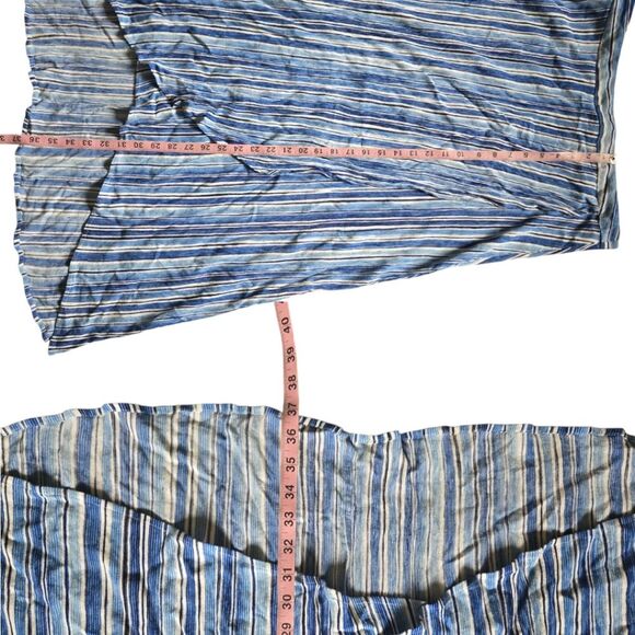 Tommy Bahama Blue Wrap Midi Skirt - 10 - Picture 9 of 11